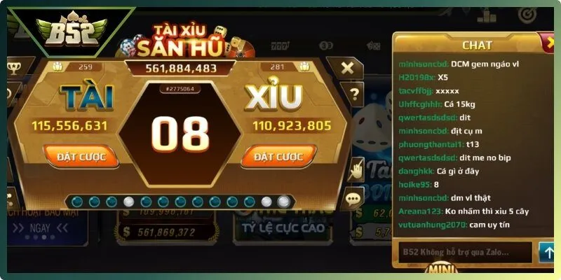 Tài xỉu B52Club dễ chơi nên thu hút đông đảo người tham gia